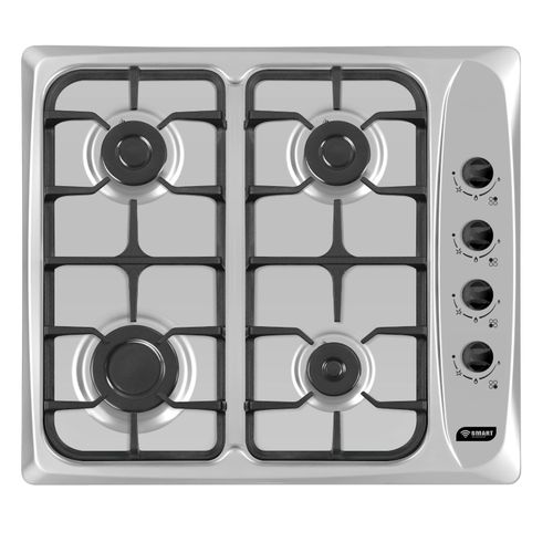 SMART TECHNOLOGY CUISINIERE SMART 4 FEUX INOX 60X60- STC-6060FE