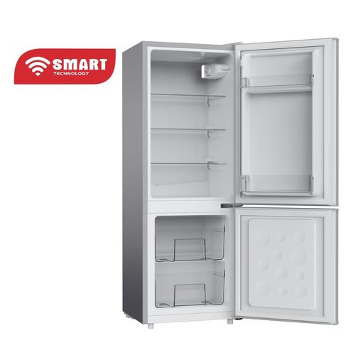 SMART TECHNOLOGY Réfrigérateur Combiné Smart- STCB-145H - 112L / 2 Tiroirs- Gris