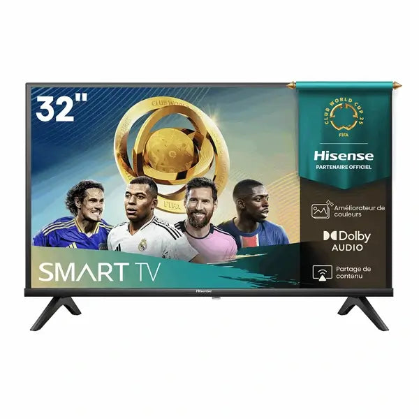 TV Hisense LED 32″ Connecté FHD BT Wifi Ethernet Compatible Alexa 32A4QS