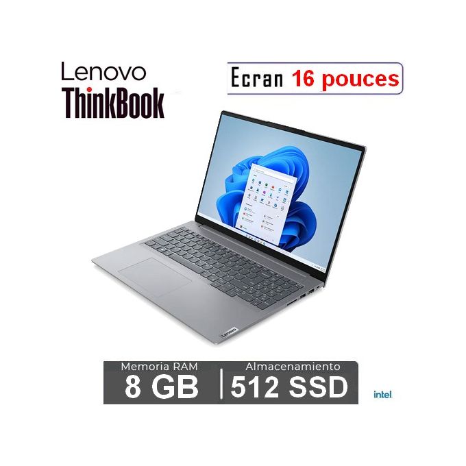 Pc Portable LENOVO THINKBOOK 16 G4 i5 - 8gb Ram - 512 SSD - 16 Pouces