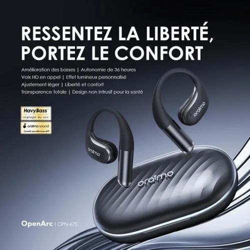Oraimo OPN-675 – Écouteurs True Wireless à Grande Autonomie