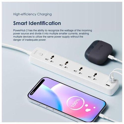 Oraimo OWS-E351 – Rallonge Multiprise avec 4 Sorties et 3 Ports USB