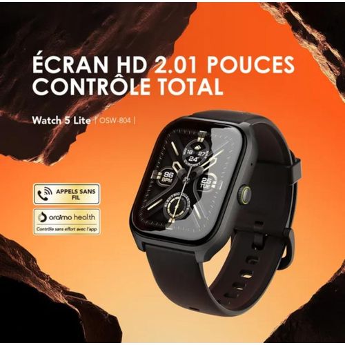 Montre intelligente Watch 5 Lite Oraimo pour sport et notifications