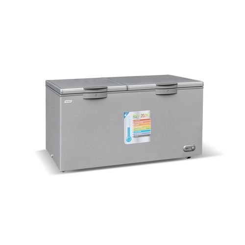 Congélateur horizontal STCC-640, 520L avec double battants ouverts, vue avant