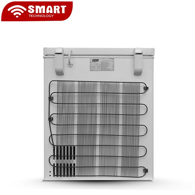 Congélateur Horizontal SMART TECHNOLOGY Avec Vitre à L Intérieur STCC-230V - 197 L -Gris - Garantie 12 Mois