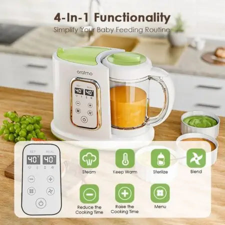 Accessoires inclus du robot culinaire Oraimo OBF-501 pour bébé