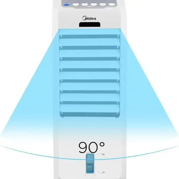 Ventilateur multifonction air cooler télécommandé Midea Minuterie 7h VENT_AC100-16BR — vue 4