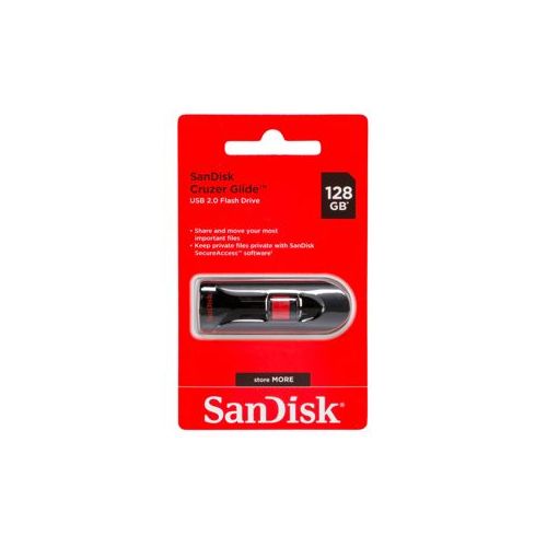 SanDisk Clé USB 2.0 SanDisk Cruzer Glide 128 Go