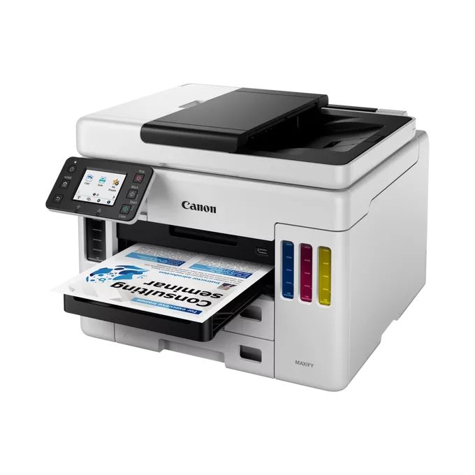 Canon MAXIFY GX7040 – Imprimante professionnelle 4-en-1 à réservoirs, Wi-Fi et Ethernet | 650 feuilles et Fax