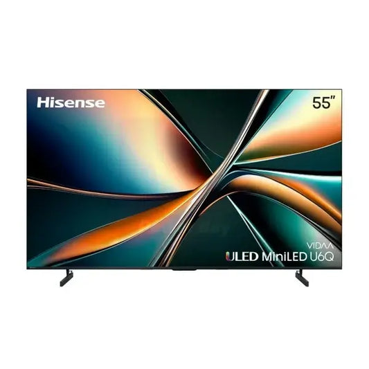 TV Led Hisense 55″ Android Affichage ULED Résolution 4K MINI LED Système VIDAA 55U6Q PRO