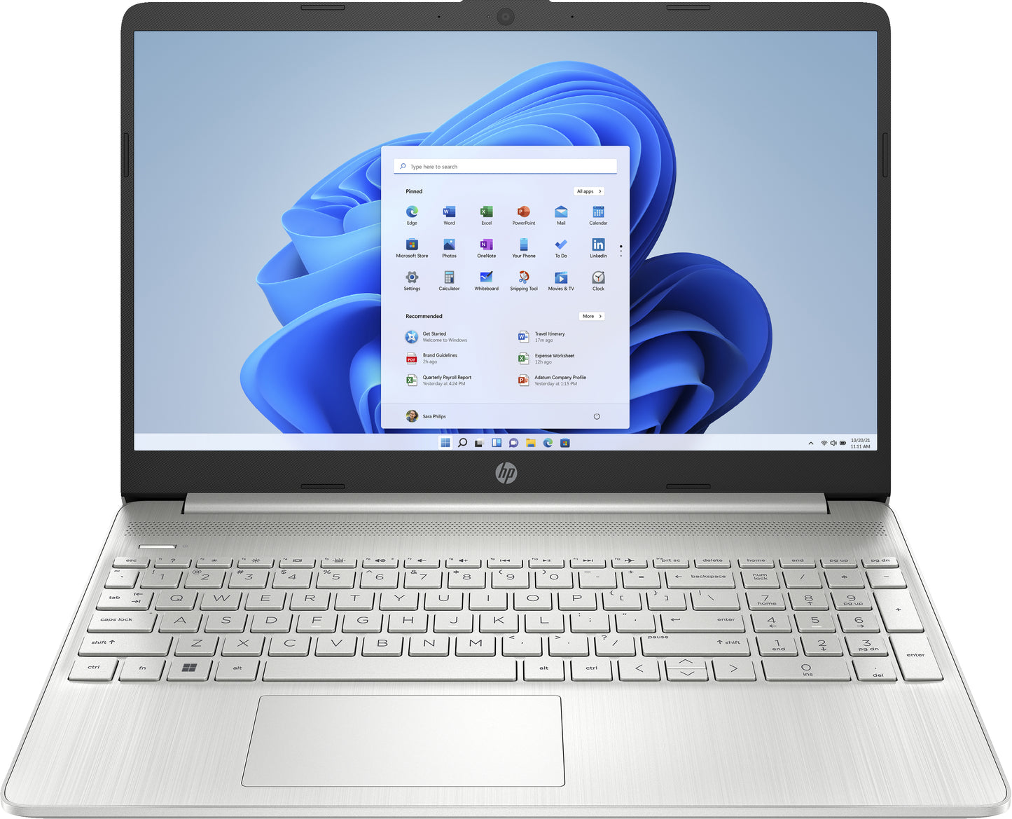 PC Portable HP 15 — 15,6 pouces, Windows 11, natural silver