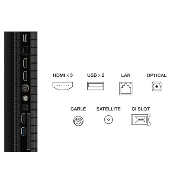 TV TCL 65 pouces 65P7K vue 3