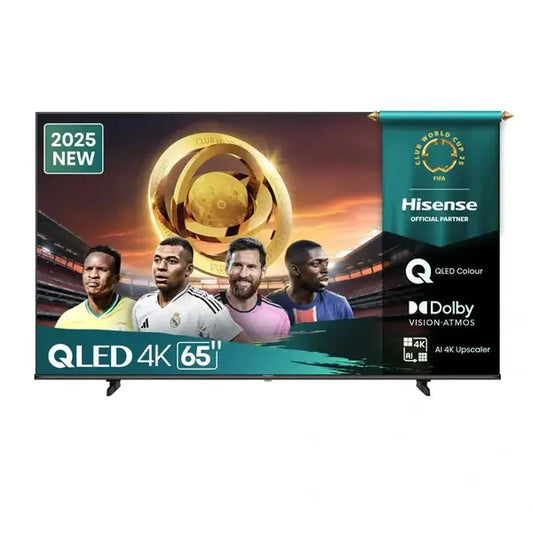 TV Hisense 65” Connectée QLED 4K IA VIDAA Télécommande vocale Wifi BT HDMI USB 65Q6Q