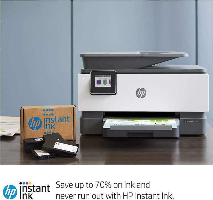 IMPRIMANTE Hp OFFICEJET PRO 9010 / Wifi -Impression - Photocopie -Scanner-Blanc