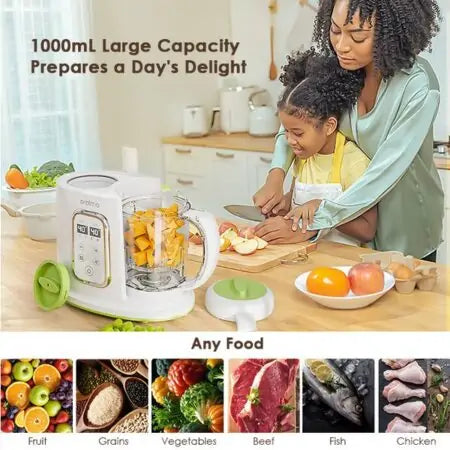 Accessoires inclus du robot culinaire Oraimo OBF-501 pour bébé
