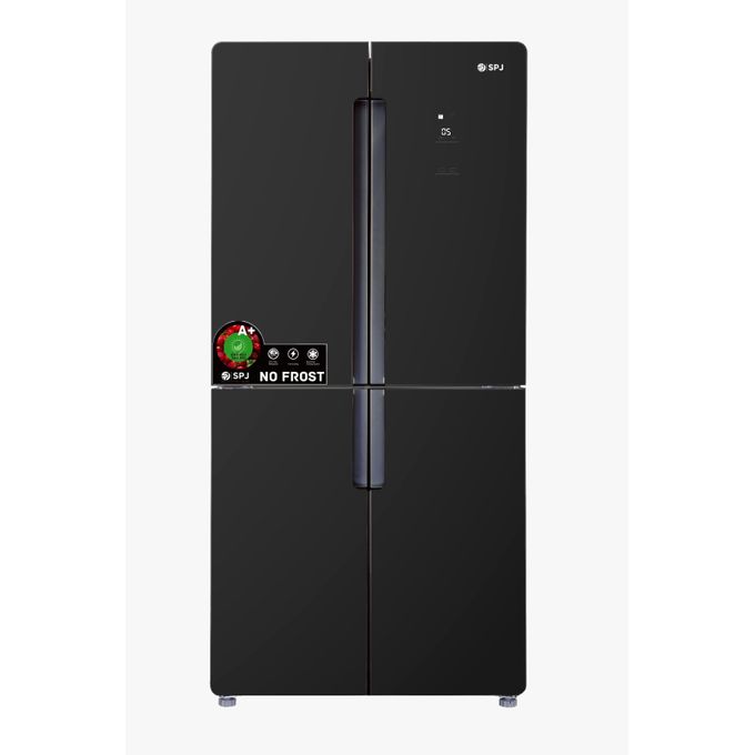 Réfrigérateur américain 4 portes 450 L (noir) SPJ RFG-4BLU559C