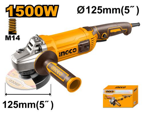 Meuleuse angulaire 1500 W INGCO AG150028 — vue 2