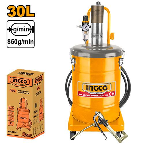 Pompe à graisse pneumatique 30 litres 6 - 8 bar INGCO AGL02301