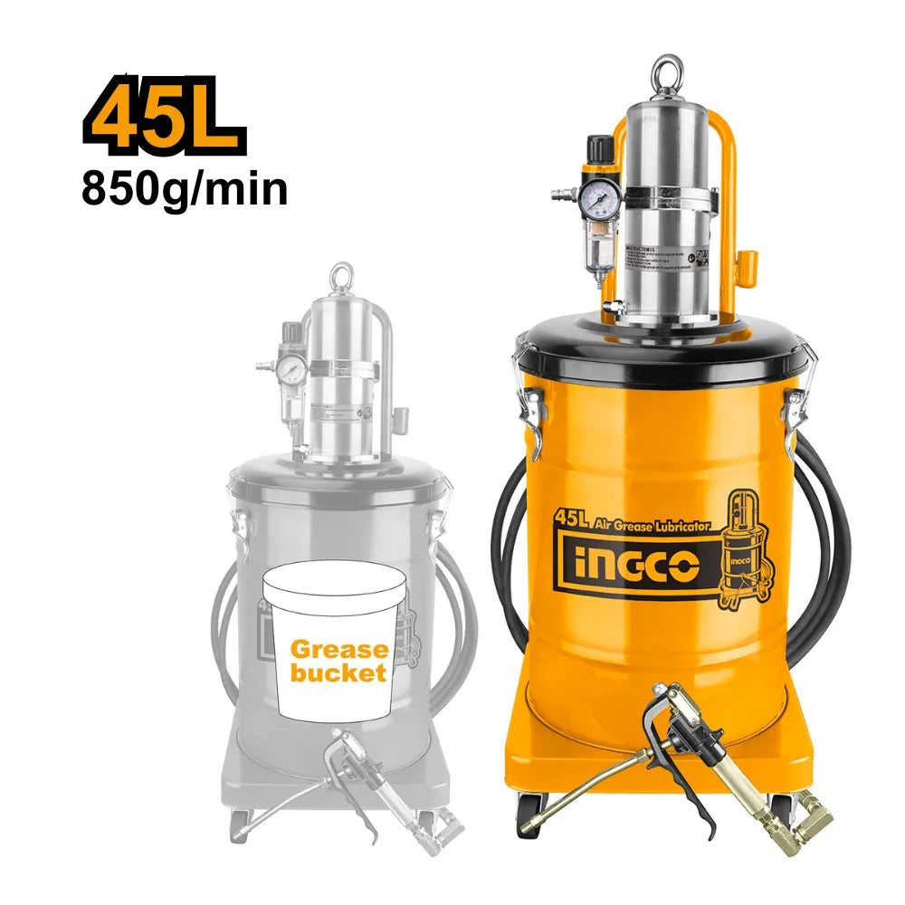 Pompe à graisse pneumatique 45 litres INGCO AGL02451