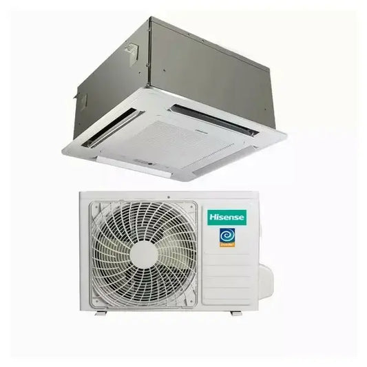 Split cassette 7 CV Inverter avec unité extérieur Hisense 60.000 BTU 220 240 V Mode AUC-60UR6SNKC5