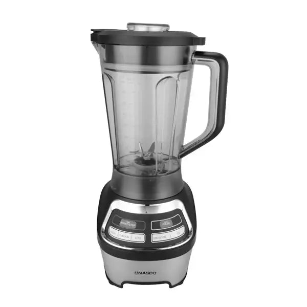 Mixeur Nasco 1,85 L 3 vitesses avec impulsion 1200 W Coupeur à six lames en acier BL9011-CB