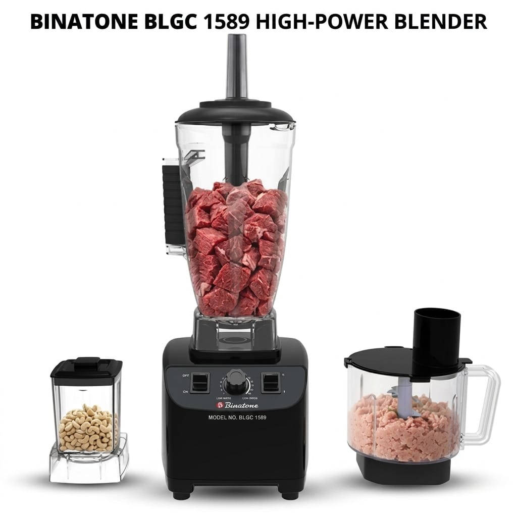 Blender Binatone BLGC-1589 haute puissance - set 3 pièces