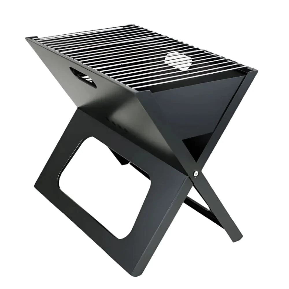 Barbecue au Charbon DECAKILA KMCC014B 17" – Portable Pliable, Grille Inox 3,5 mm