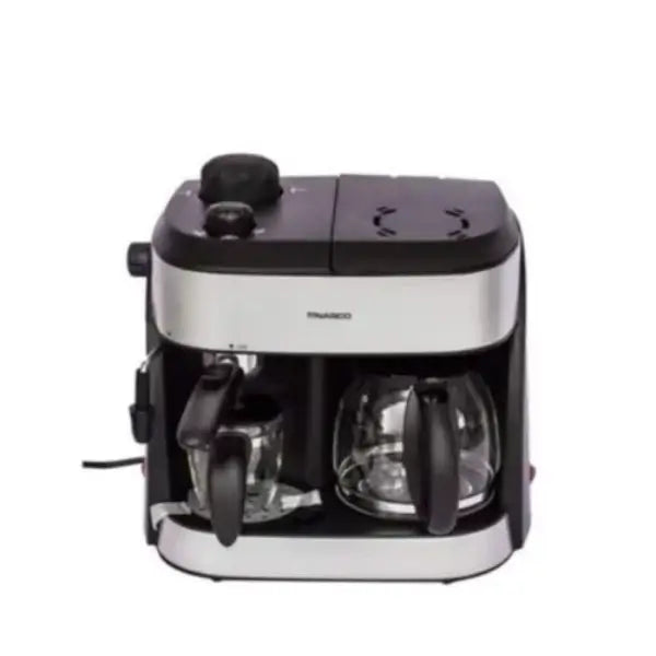 Nasco Machine à Café Espresso 3 En 1 CM4611 1.25 Litre 1800 W Gris/Noir CAFE_CM4611