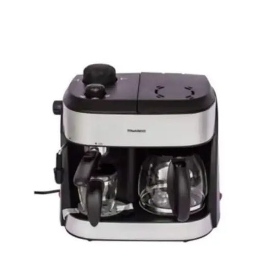 Nasco Machine à Café Espresso 3 En 1 CM4611 1.25 Litre 1800 W Gris/Noir CAFE_CM4611