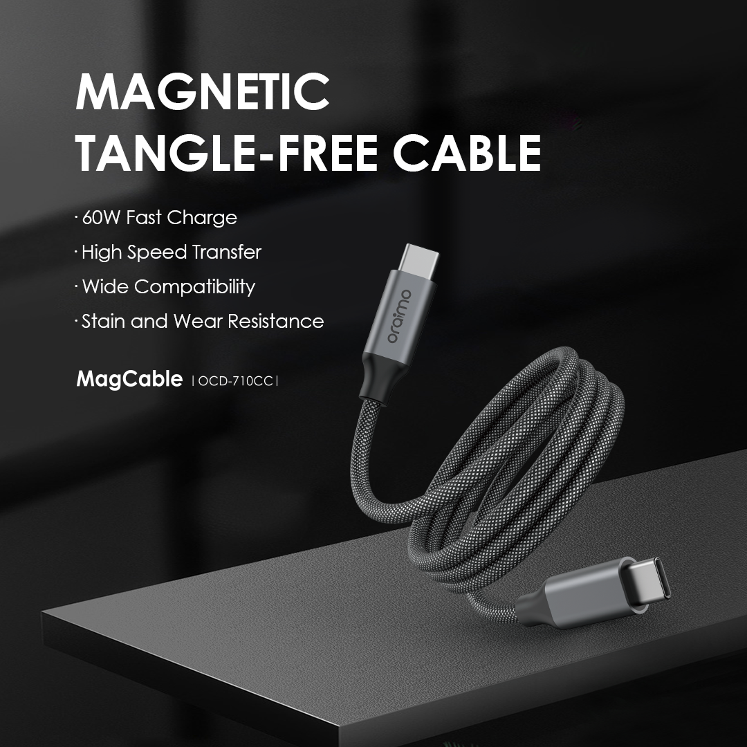 Oraimo MagCable OCD-710CC, vue de profil