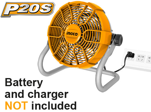 Ventilateur à batterie 20 V INGCO CFALI2002