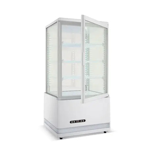 Frigorifique vitré avec poignée externe Nasco 68 L Dégivrage automatique Système de CL-68 WHITE