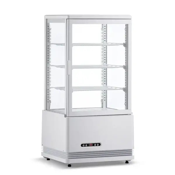 Frigorifique vitré avec poignée externe Nasco 68 L Dégivrage automatique Système de CL-68 WHITE — vue 2