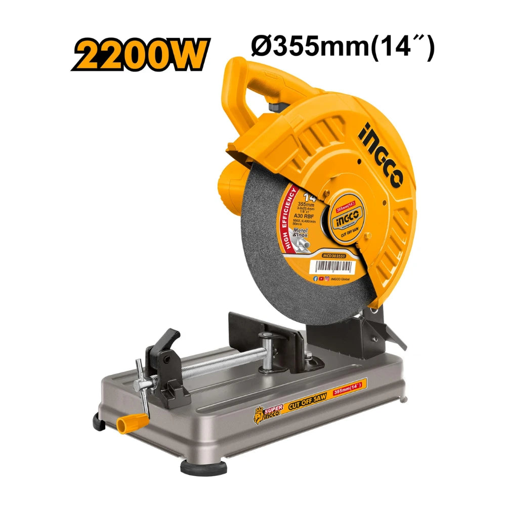 Tronçonneuse à métal 2200 W INGCO COS223558
