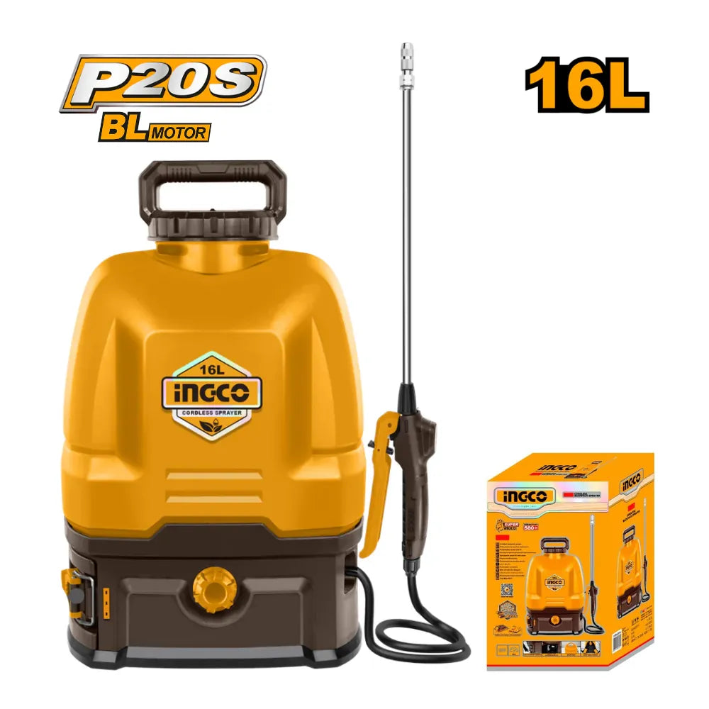 Pulvérisateur à batterie 16 L-SB INGCO CSPLI2016