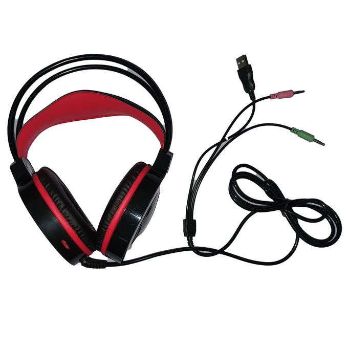 TOPLINK Casque Gaming HG01 - USB - LED - Rétro Eclairer