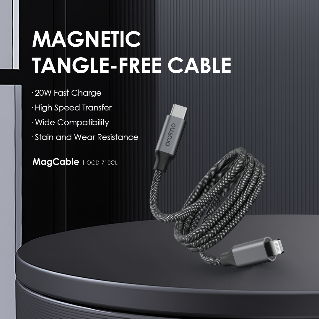 Oraimo MagCable OCD-710CL, vue de profil