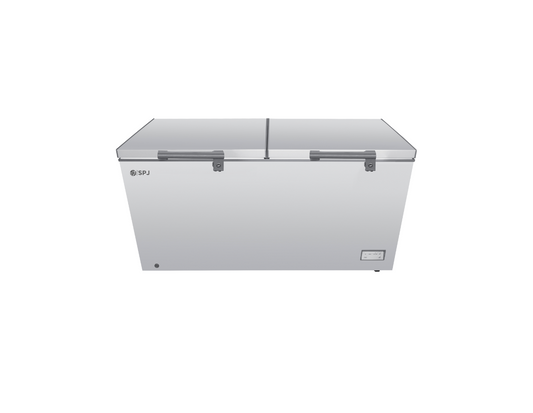 Congélateur coffre 2 portes 520 L gris SPJ POSH-SLW595C