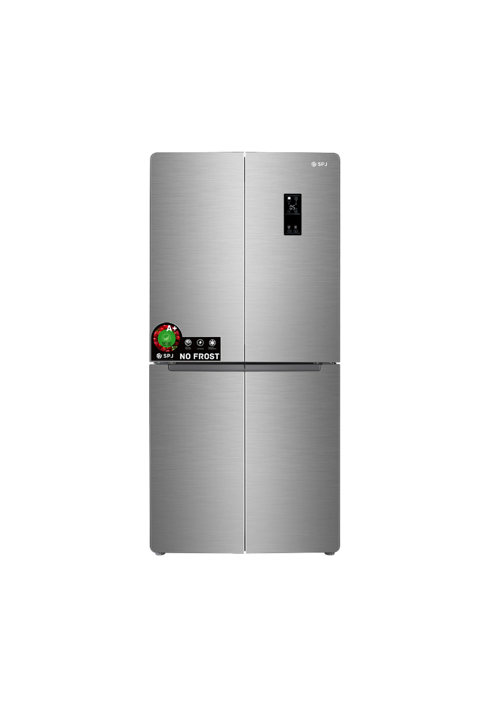 Réfrigérateur américain avec fontaine à eau 4 portes 450 L (INOX) SPJ RFD-4INU559C