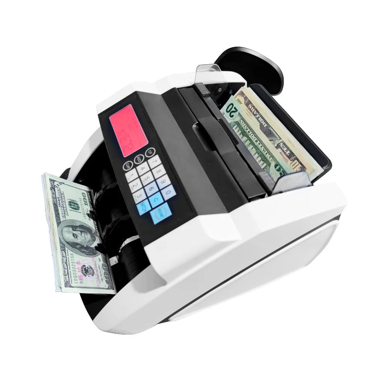 DJOK TL-MC-42 – Compteuse de Billets Professionnelle avec Détection de Faux Billets (UV/MG/IR)