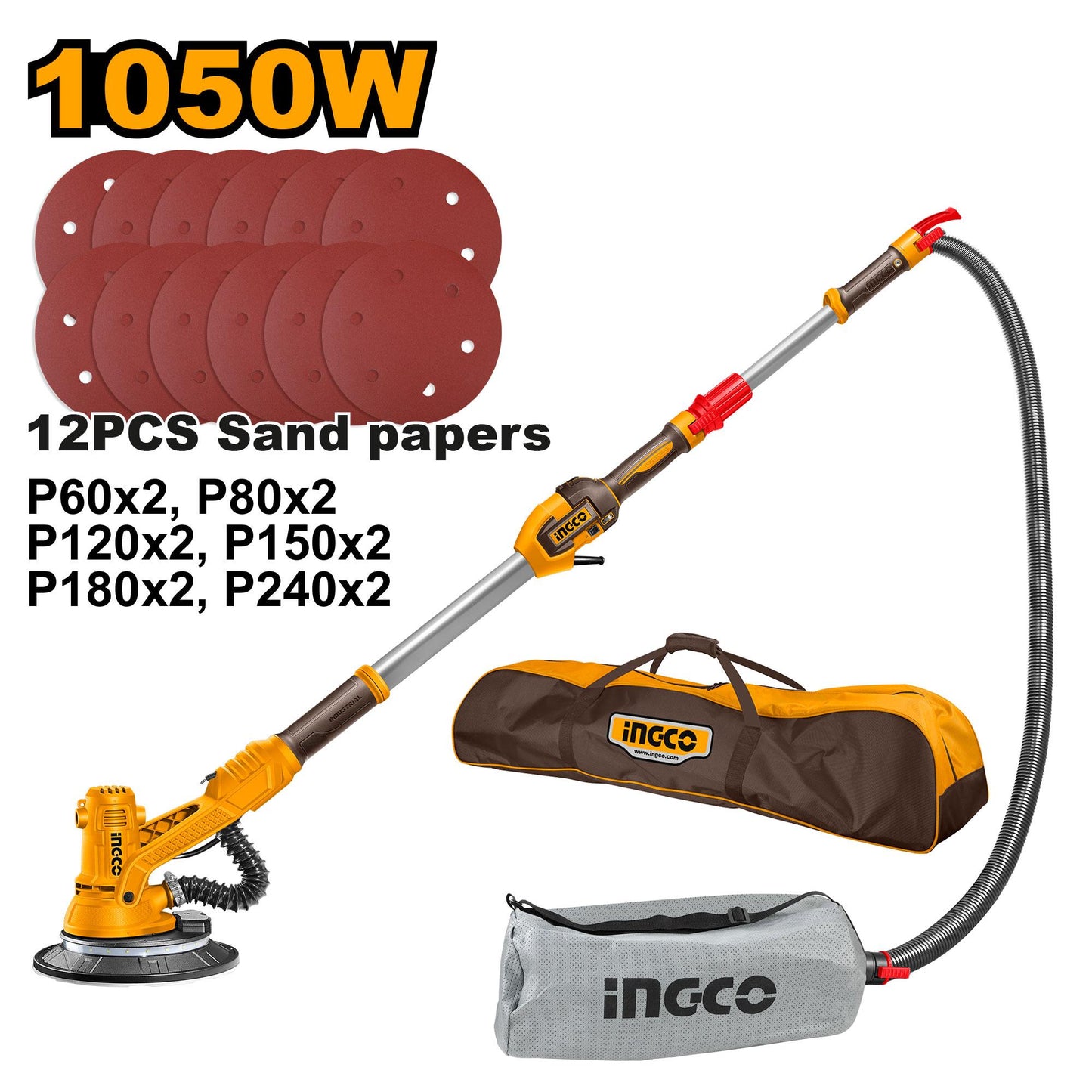 Ponceuse girafe 1050 W-remplace le INGCO DWS105016