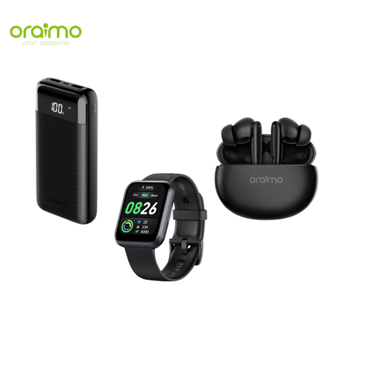 HI-tech ORAIMO power bank - watch - ecouteur sans fil