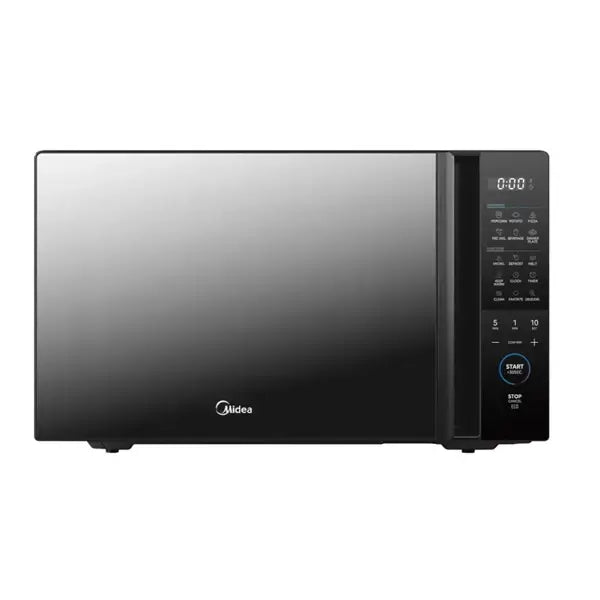 Four à micro onde vitré sans poignée Midea 36 L 1000 W Fonction grill Commande numérique EM034A2MO-B