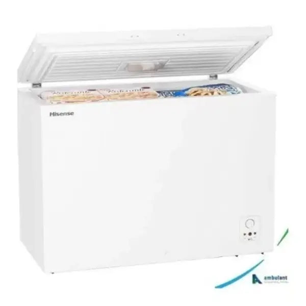 Congélateur horizontal une porte avec clé Hisense 310 L Net Économique R600A Classe FC-40DD4HA
