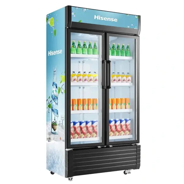 Refroidisseur vertical double portes réversibles Hisense 692 L Refroidissement par air FL-81WC — vue 3