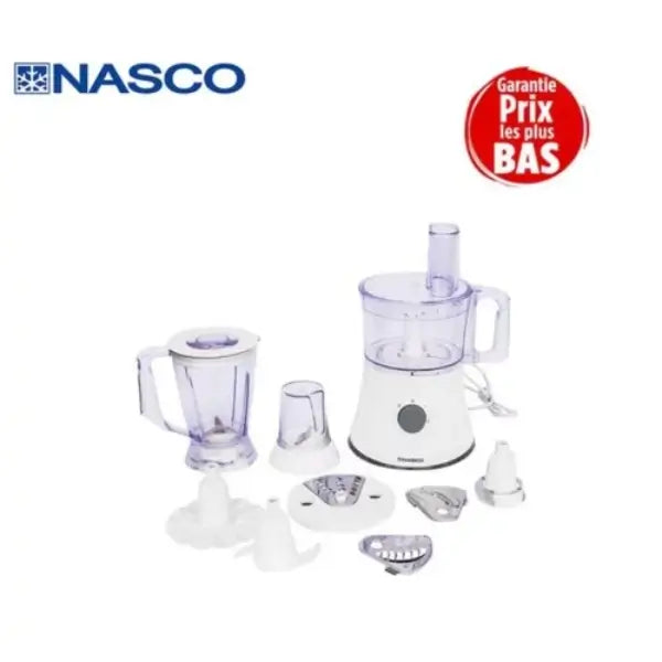 Nasco Robot De Cuisine Fp9026Ke Cb 1.2Litre 500 W Blanc FP9026KE-CB