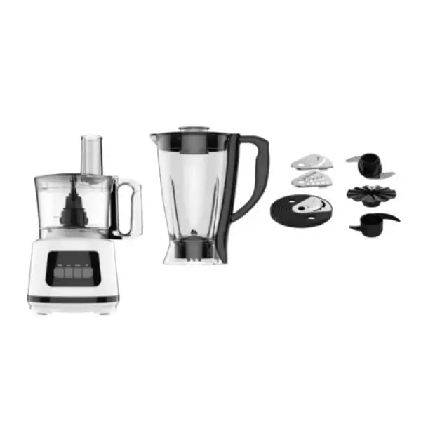 Robot de cuisine Nasco 2,4 L 800 W 2 vitesses avec fonction turbo FP9076E-CB