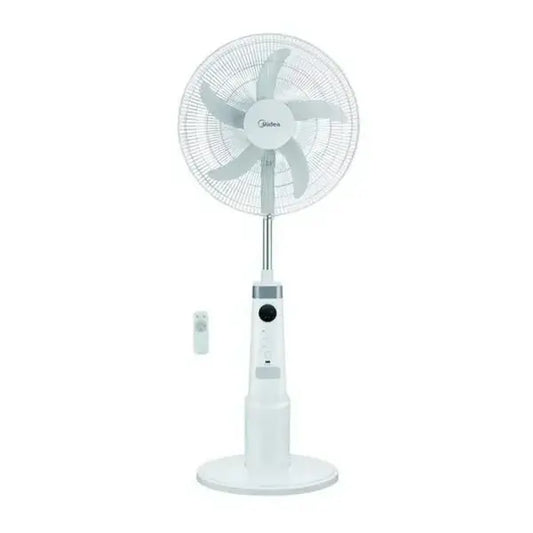 Ventilateur rechargeable à pied avec télécommande Midea 18″ 9 vitesse 30 W 5 hélices FS45-23MRD