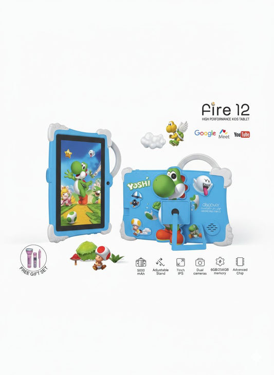 Tablette Éducative Discover- Fire 12 - 256Go/6Go Ram - 7 Pouces