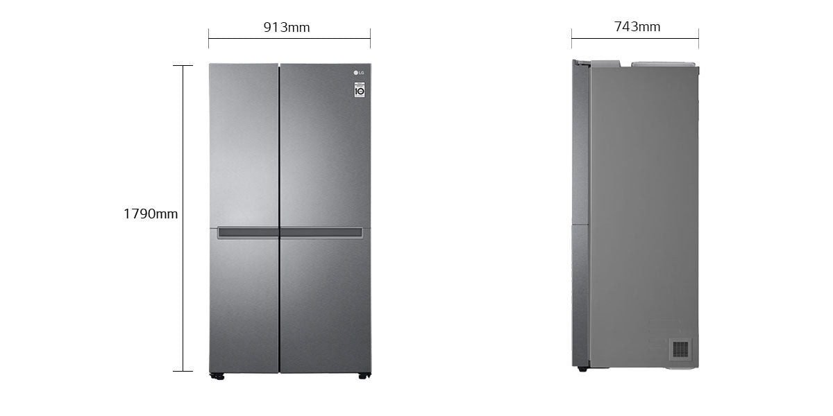 GC-B257JLYL 625 l | Réfrigérateur Side by Side | Compresseur Smart Inverter | Flux d’air multiple | Smart Diagnosis™